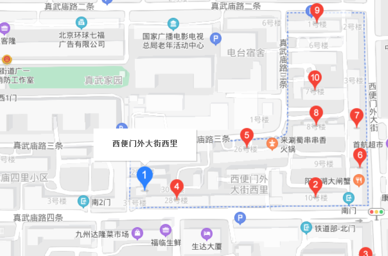 西便門外大街西里社區
